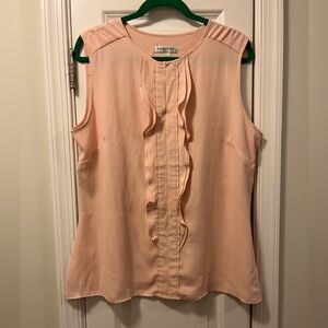 XL Christopher&Banks Sleeveless Blouse, Light Pink